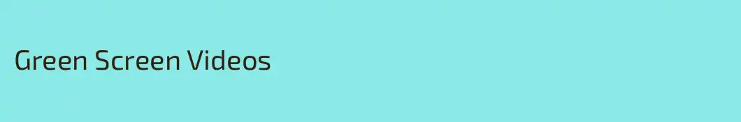 Green Screen Videos